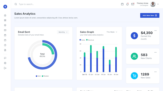 TailGrids - Dashboard and Admin Template